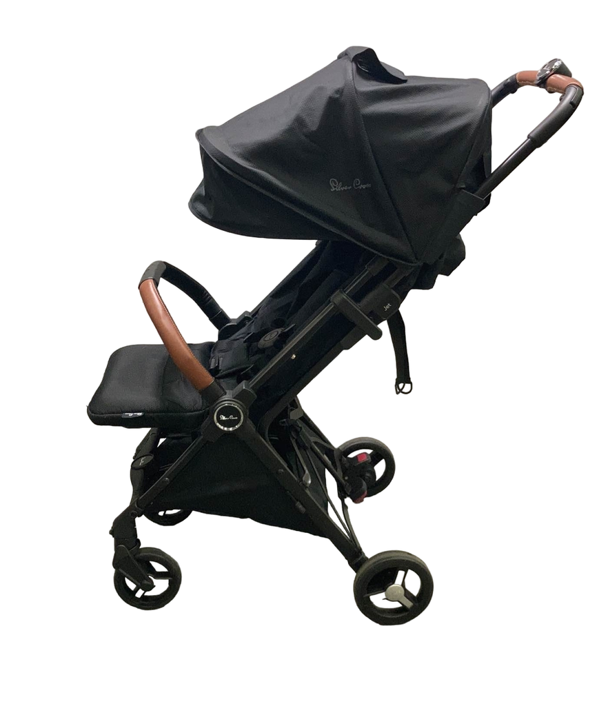 Silver Cross Jet Compact Stroller, 2021, Black