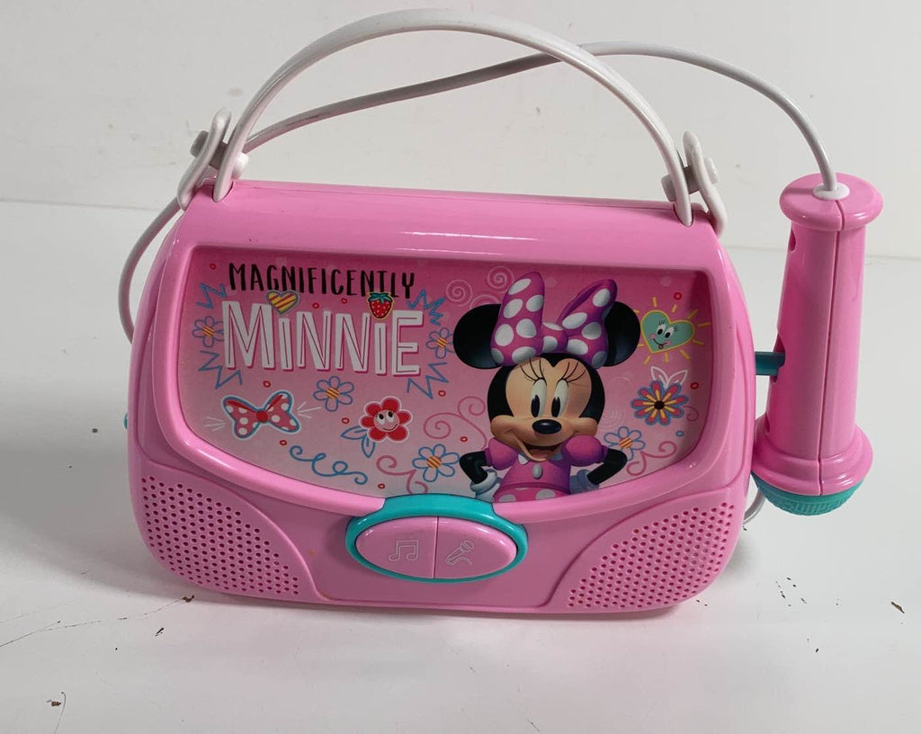 Disney Minnie Mouse Sing Along Miniature Boombox 8555