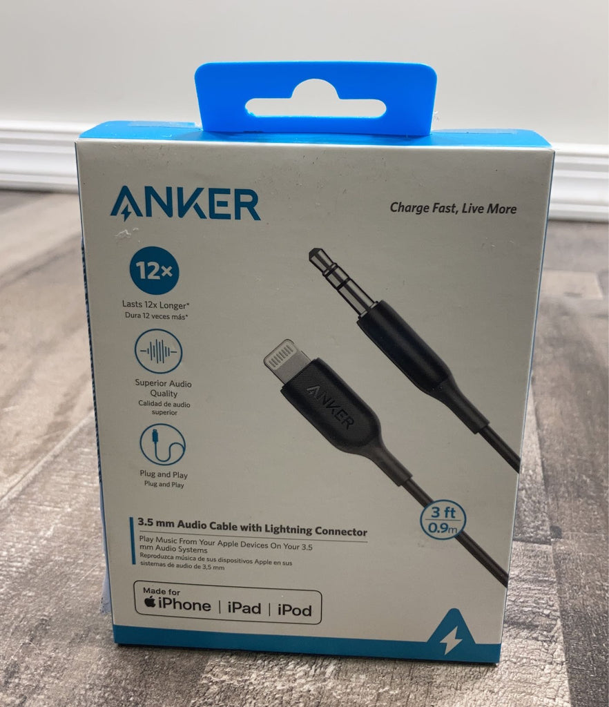 Anker 3.5 mm audio best sale cable with lightning connector