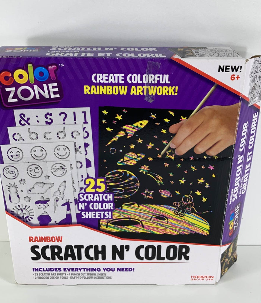 Color Zone® Rainbow Scratch N' Color