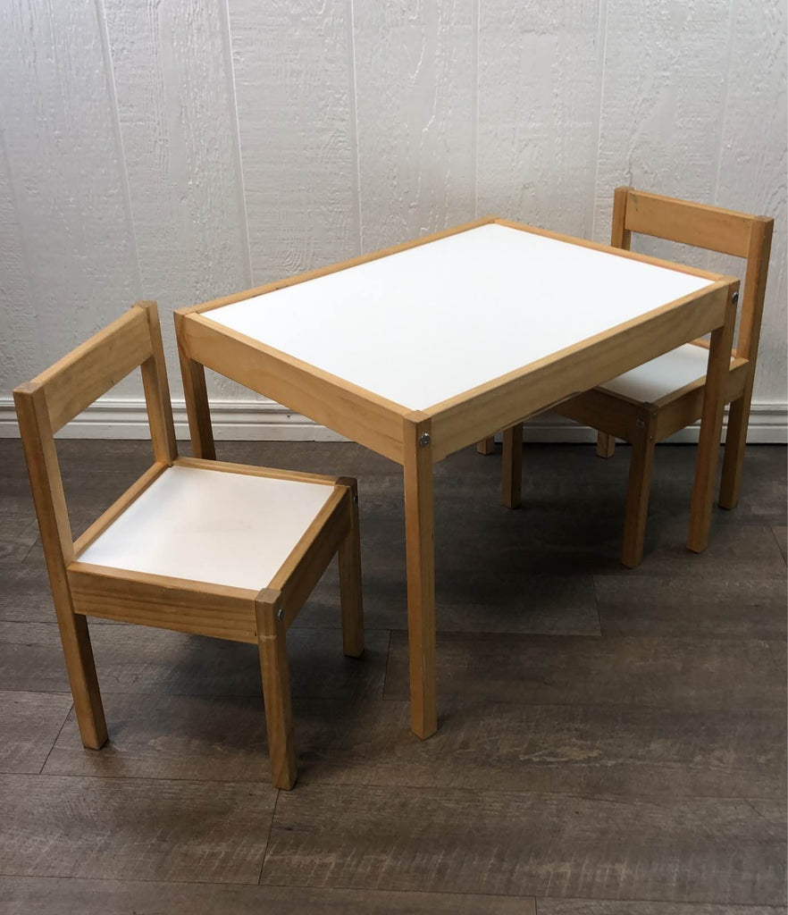 IKEA LATT Children's Table And 2 Chairs