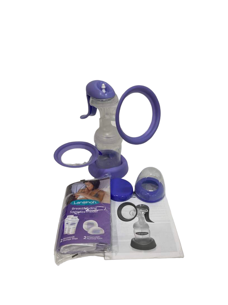 Lansinoh Manual Breast Pump, Hand Pump for Breastfeeding