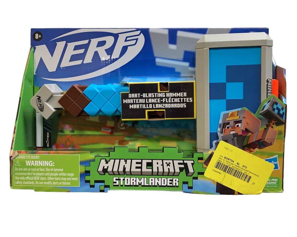 Nerf Minecraft Stormlander Dart Blasting Hammer - Shop Blasters at