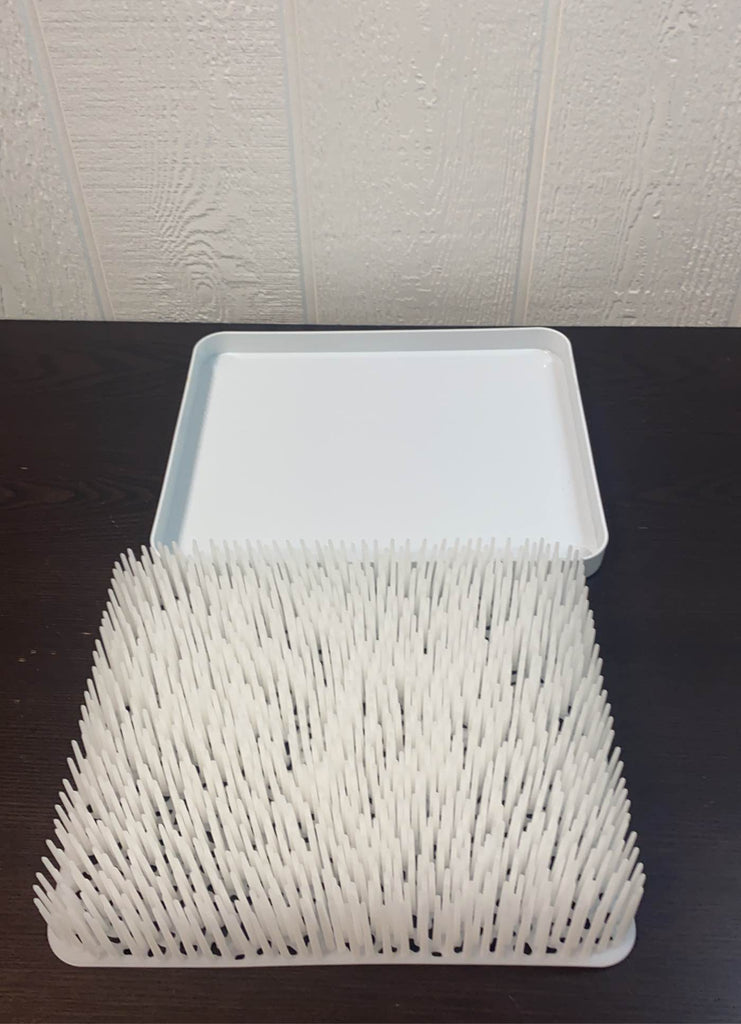 Boon Lawn Countertop Drying Rack, White, Lawn Countertop Drying Rack