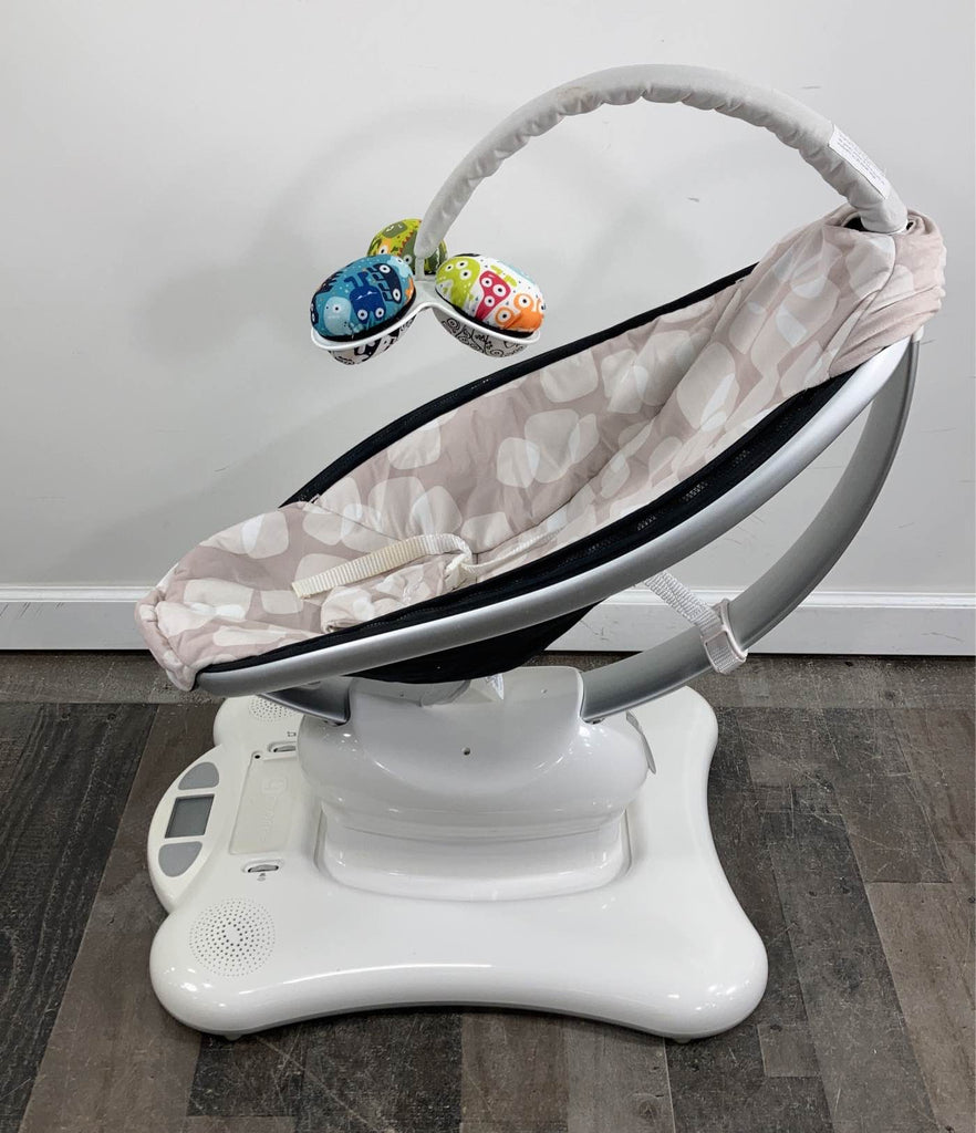 Hamaca mecedora MAMAROO Plush Silver 4MOMS : Tienda bebe online