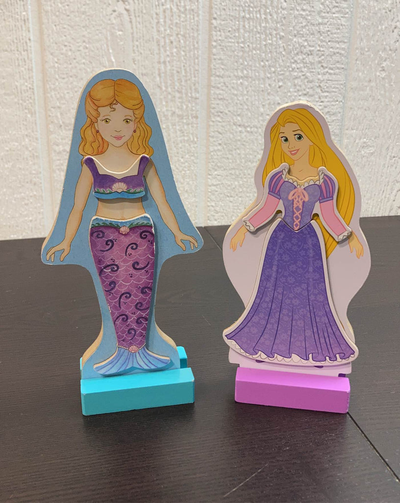 Melissa & Doug Disney Princess Deluxe Wooden DressUp Set