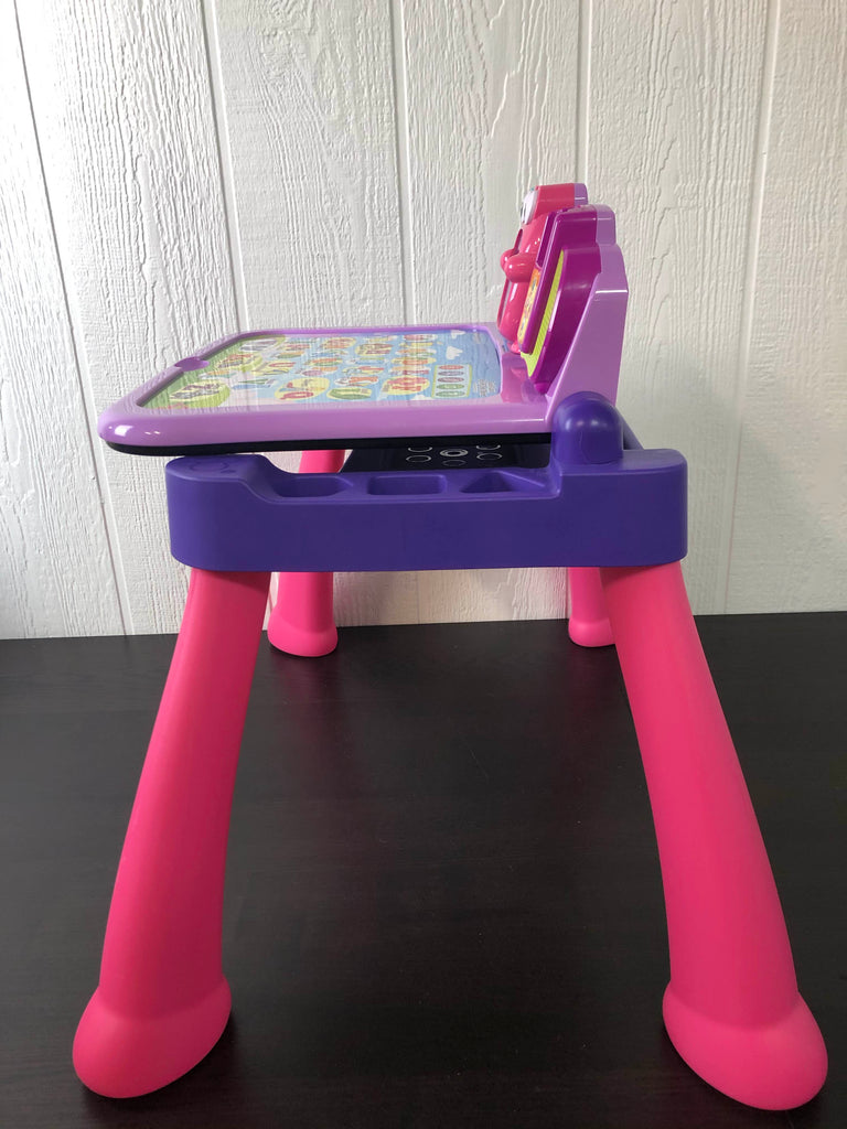 VTech Touch And Learn Activity Desk, Pink and Purple