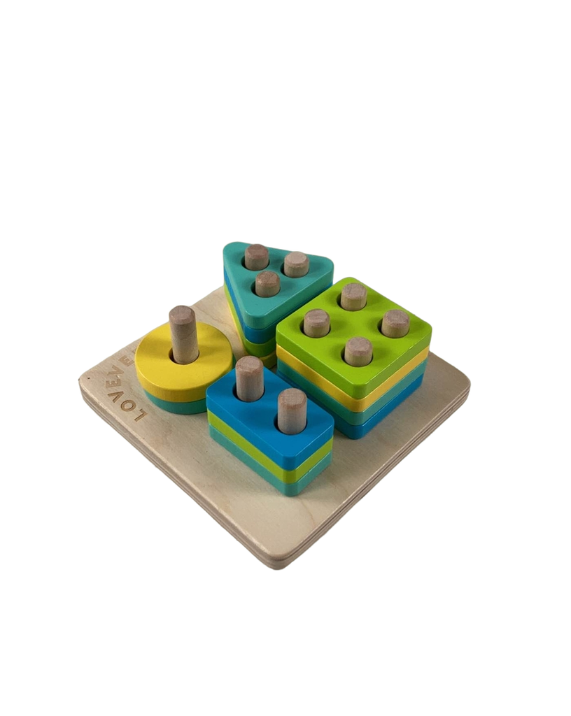 Lovevery Sort and Stack Peg Puzzle