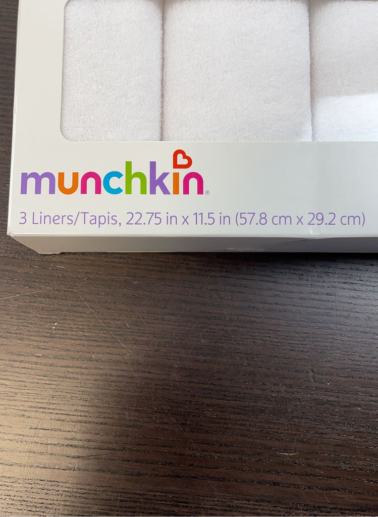 Munchkin Waterproof Changing Pad Liners, 3 Pack