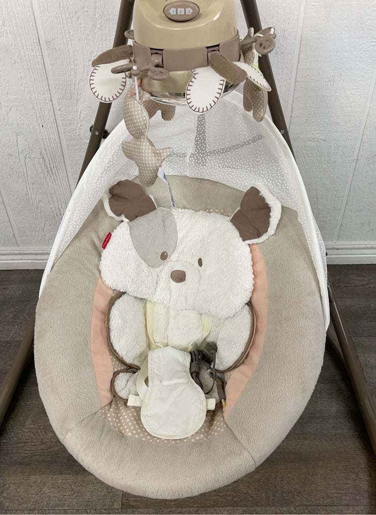 Fisher price teddy bear swing sale