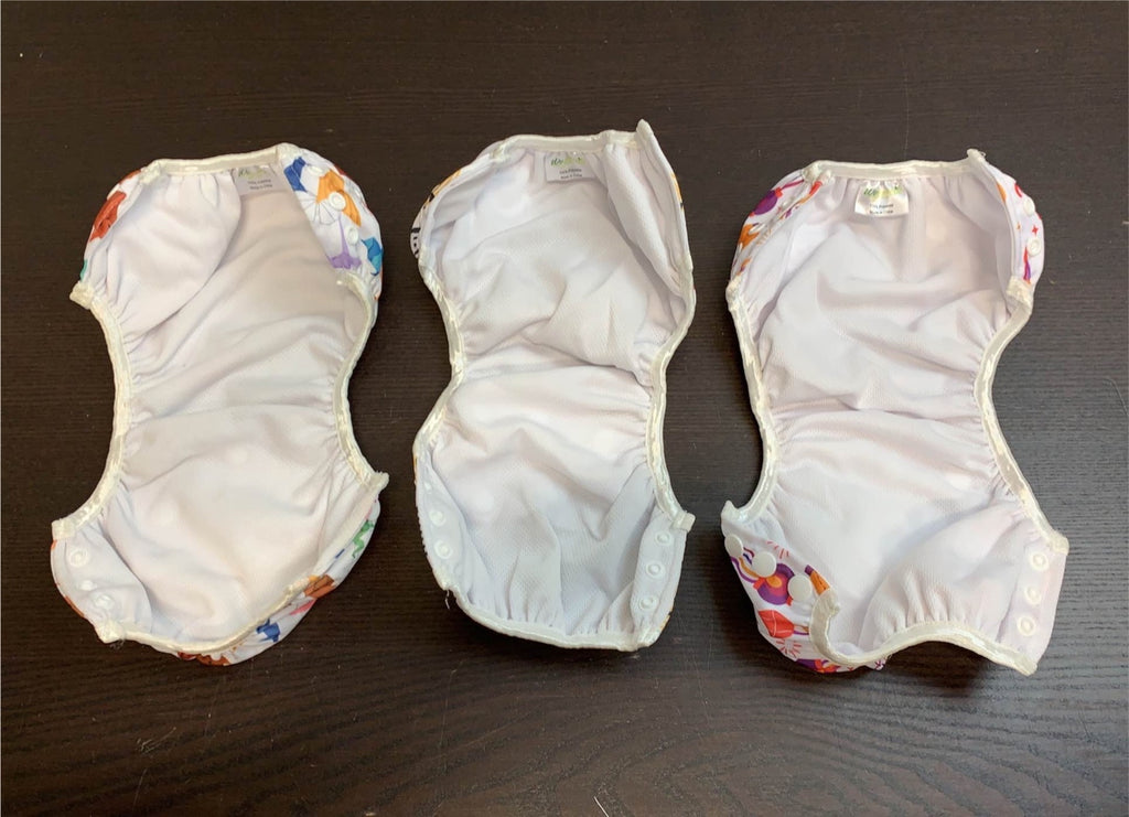 Wegreeco Adjustable Reusable Swim Diapers 3 Pack, Small 08mos. 1019l