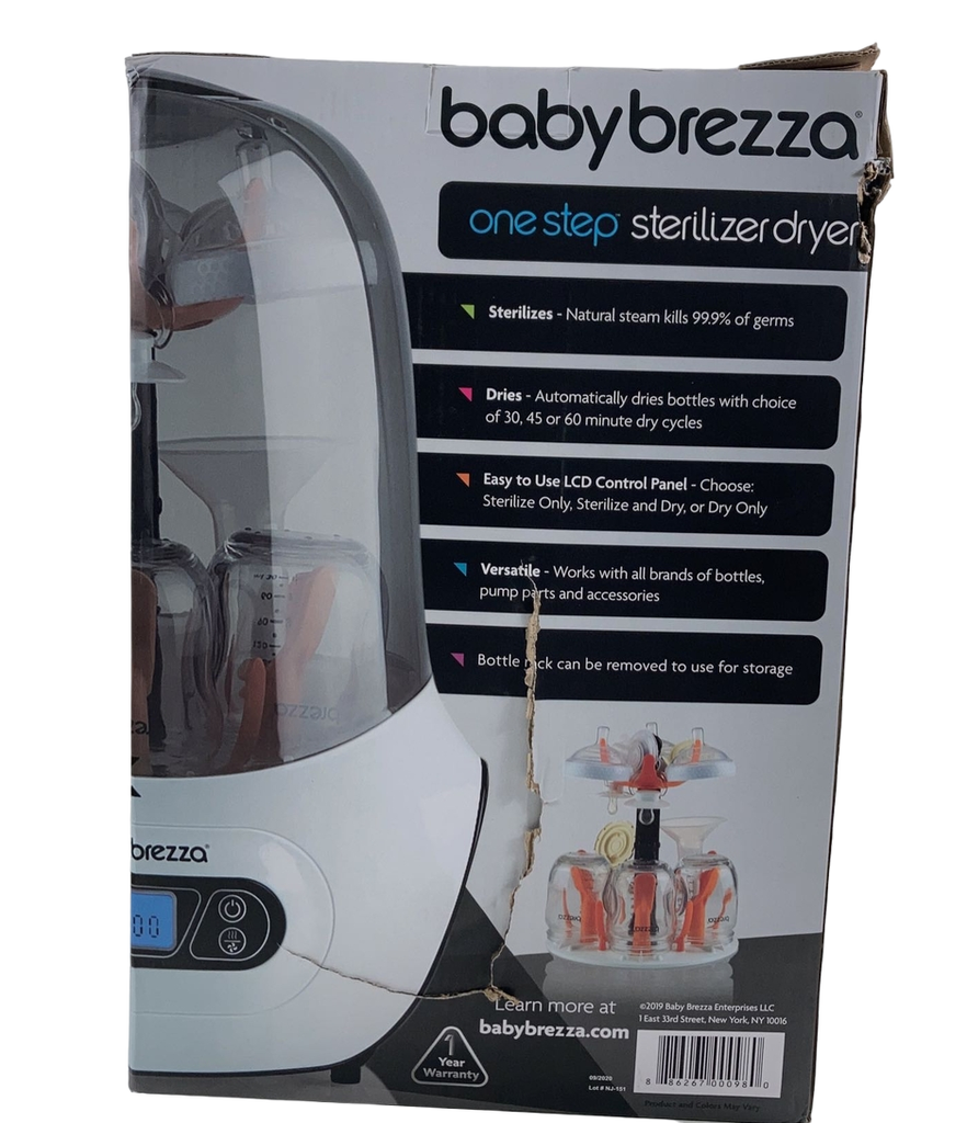 Baby Brezza Baby Bottle Sterilizer and Dryer Machine – Electric