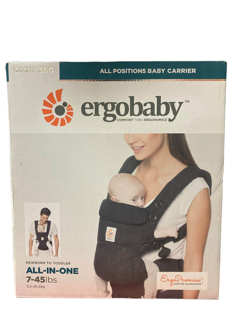 Ergobaby Omni 360 Cotton Baby Carrier, Pure Black
