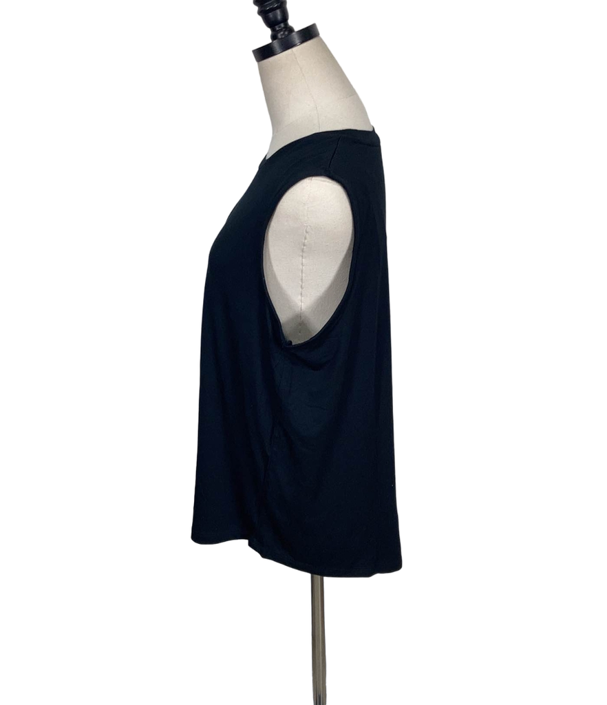 Kindred Bravely Bamboo Nursing And Maternity Tank, Large, Black