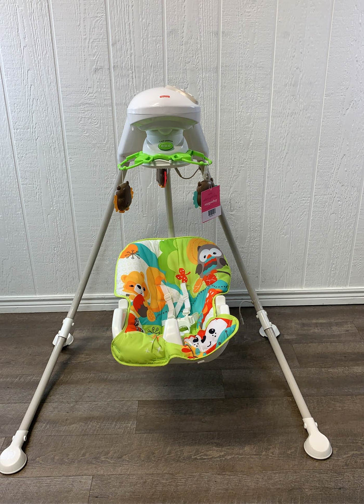 Fisher price hot sale woodland swing