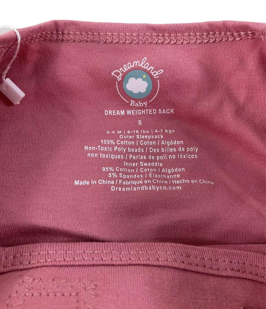 Dreamland Weighted Swaddle, Dusty Rose, 06 months