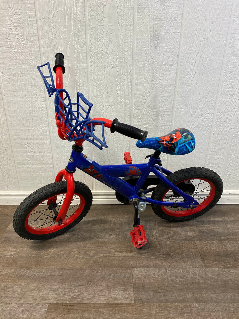 Huffy 14 outlet spiderman bike