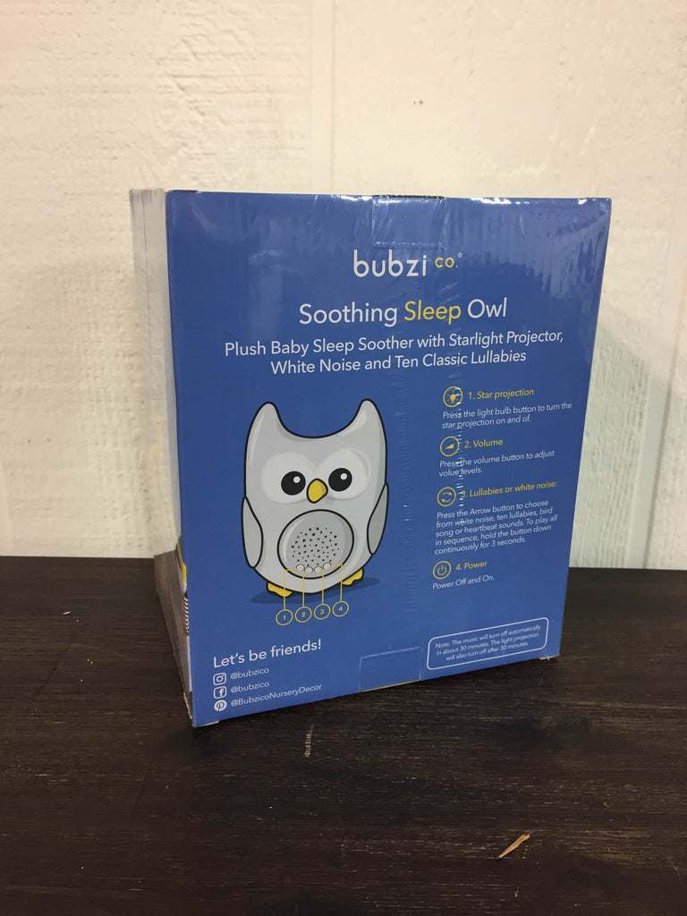 Soothing Sleep Owl - With Starlight Projector Light & Lullabies Music Sound  - Bubzi Co