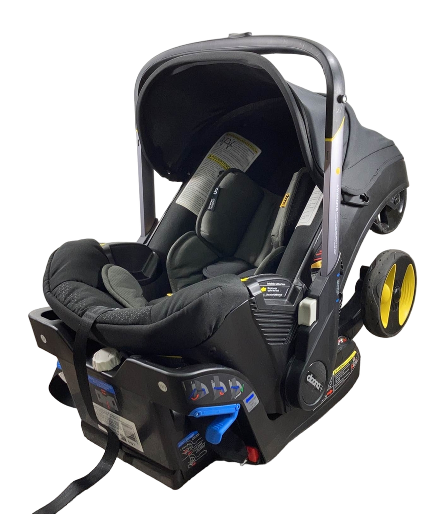 Doona Infant Car Seat & Stroller Combo, 2021, Nitro Black