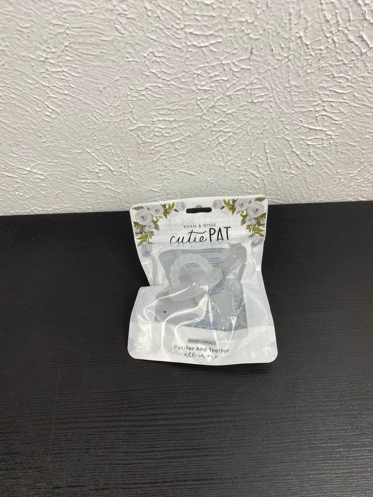 Ryan & Rose Cutie Pat Pacifier & Teether