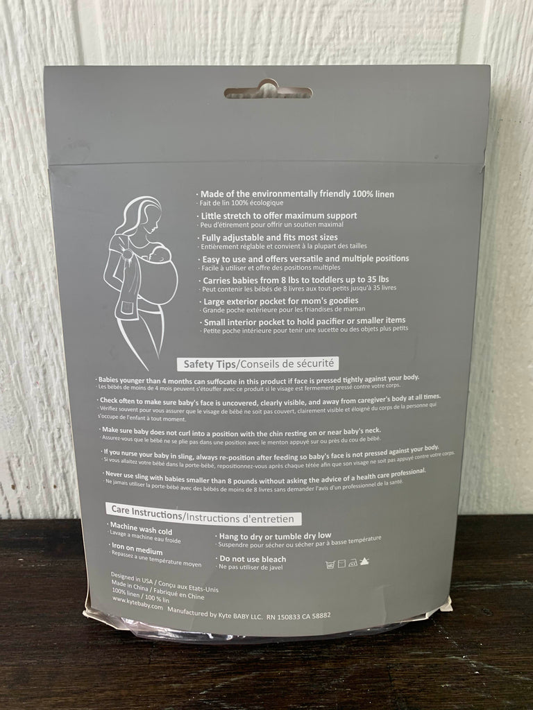 Kyte Linen Ring Sling, Dogwood