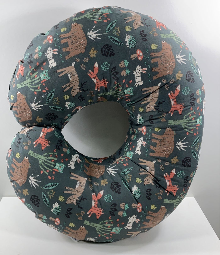 Boppy Nursing Pillow, Green Forest Animal
