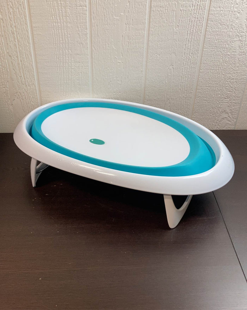 Boon Naked Collapsible Baby Bathtub, Blue