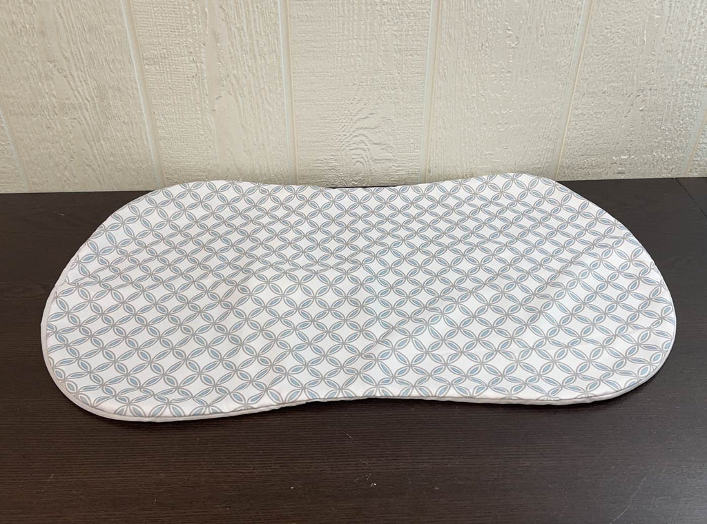 Halo BassiNest Sleeper Fitted Sheet, Blue Grey Geometric Petals