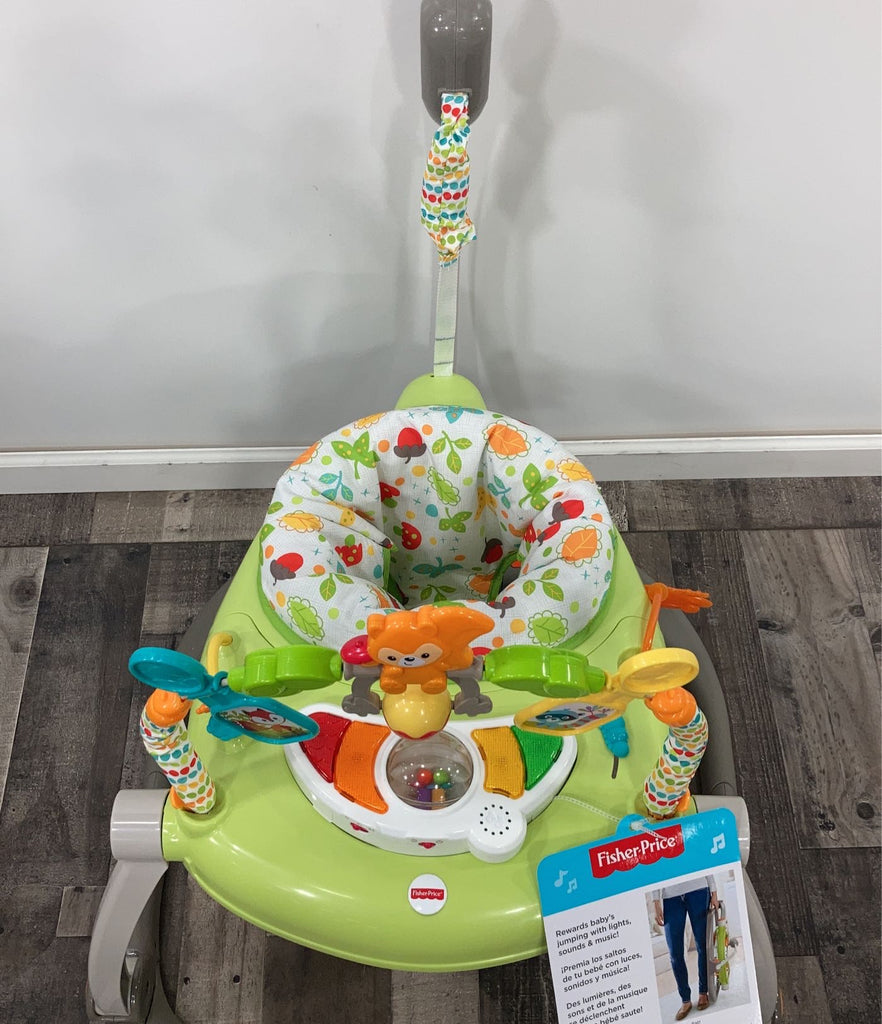 Fisher Price SpaceSaver Jumperoo Activity Center Woodland Friends