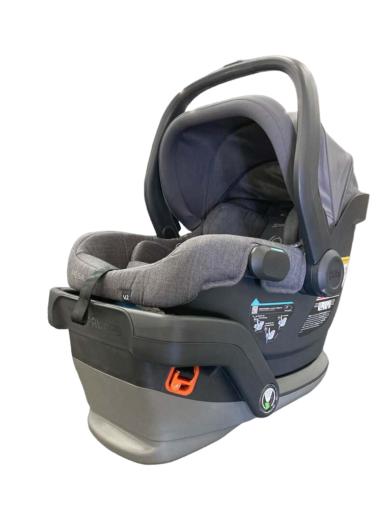 UPPAbaby MESA V2 Infant Car Seat, 2023, Greyson (Charcoal Melange)