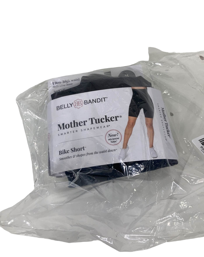 Belly Bandit Mother Tucker Biker Shorts, Medium, Black