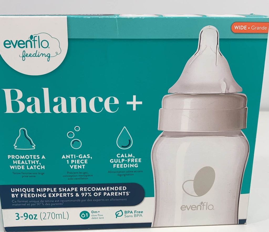 Evenflo 9 Oz Balance Bottles, 3 Pack