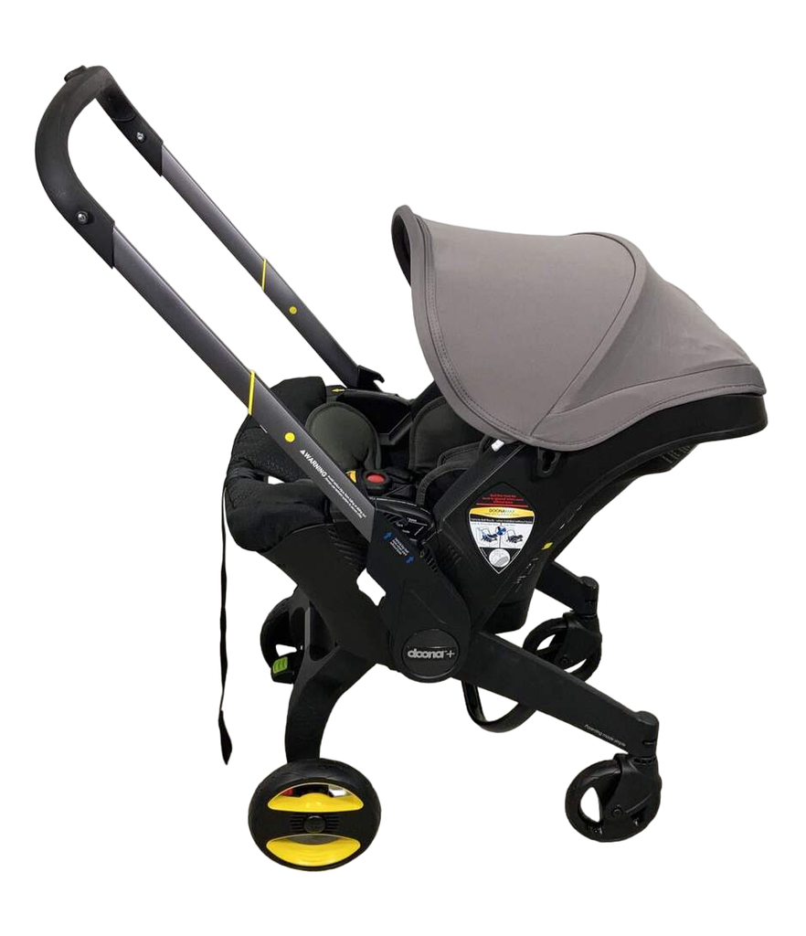 Doona Infant Car Seat & Stroller Combo, 2022, Grey Hound