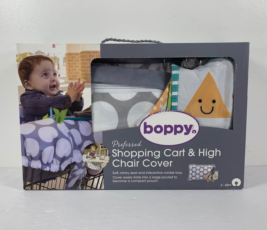 Boppy Preferred Shopping Cart And High Chair Cover, Jumbo Dots