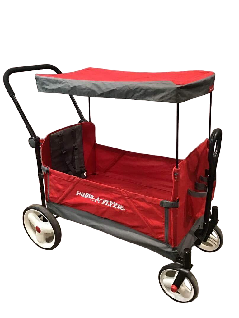 Radio Flyer Convertible Stroll 'N Wagon with Canopy