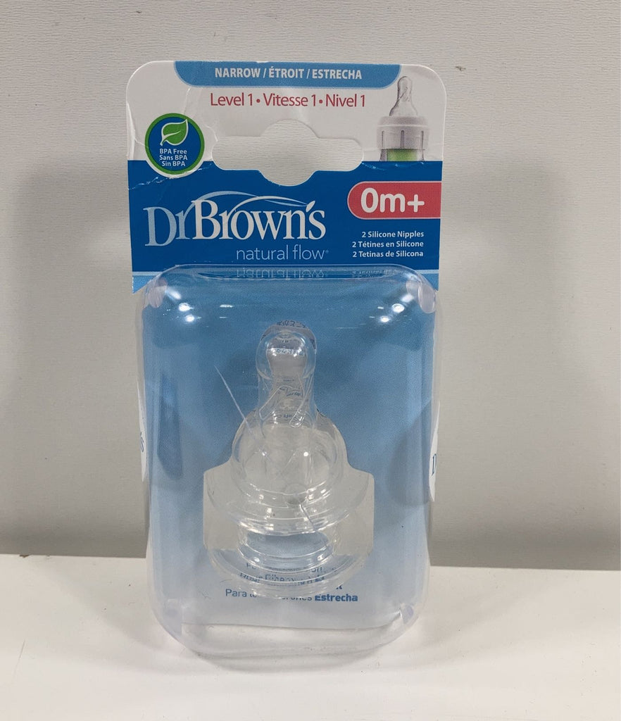 Dr. Brown's Nipples, Natural Flow, 2 Pack