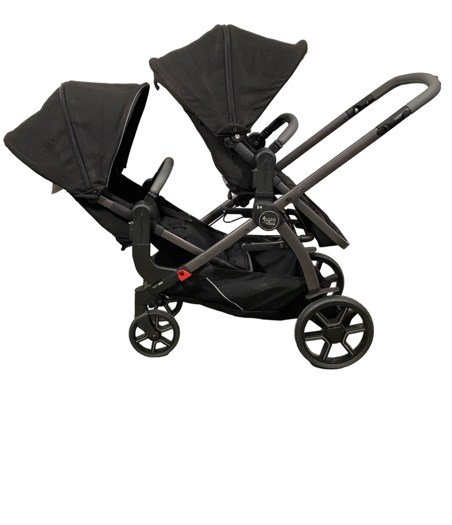 Peg Perego Agio Z4 Double Stroller, 2021, Black Pearl