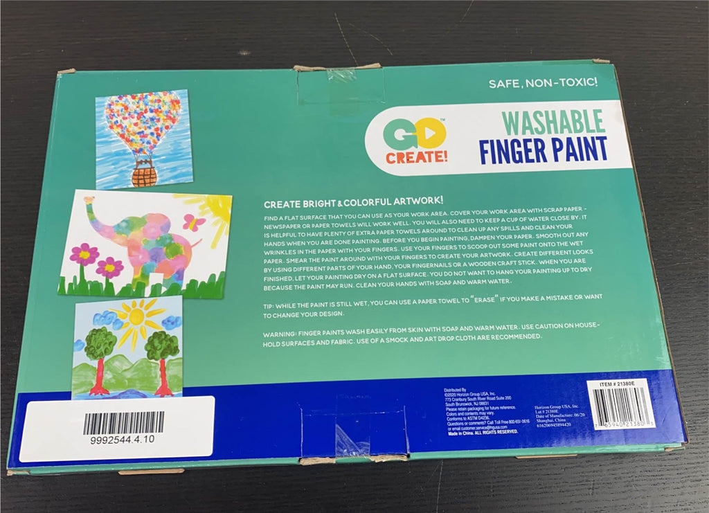 Go Create Washable Finger Paint
