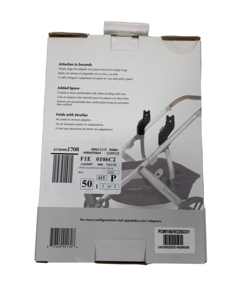 UPPAbaby VISTA Upper Adapters