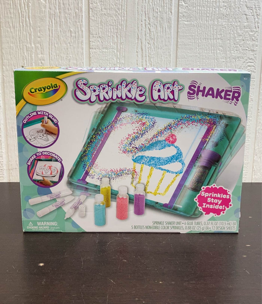 Crayola Sprinkle Art Shaker, Rainbow Arts and Crafts, Gifts for Girls &  Boys, Ages 5, 6, 7, 8