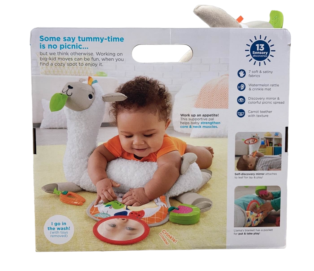 Fisher-Price - Grow-With-Me Tummy Time Llama