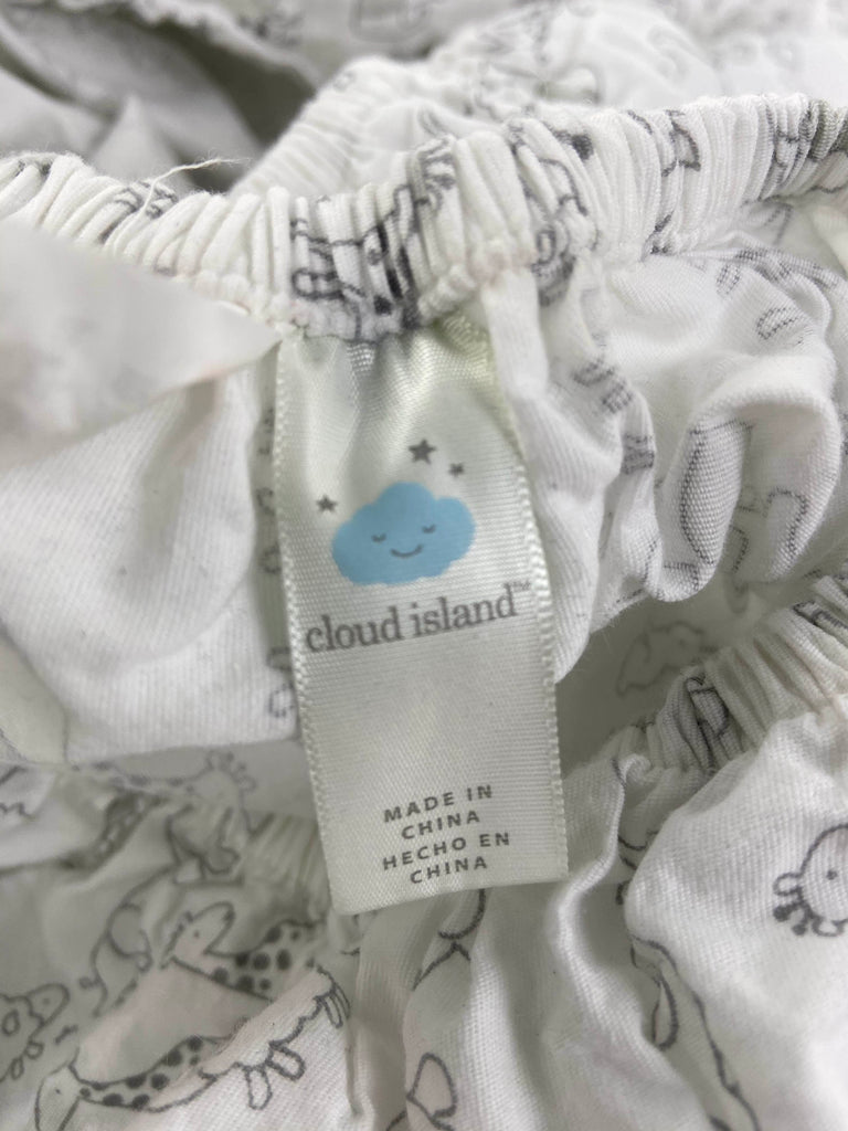 Cloud Island Fitted Crib Sheet