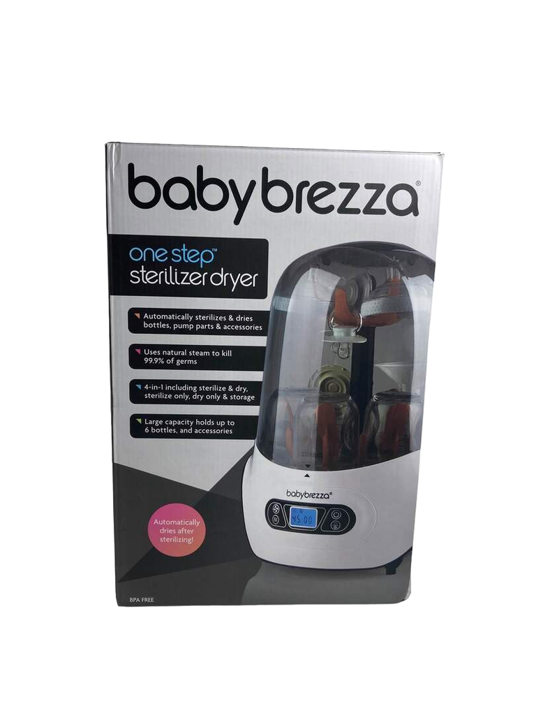 Baby Brezza Baby Bottle Sterilizer and Dryer Machine – Electric Steam  Sterilization - Universal Fit - Pacifiers, Glass, Plastic, and Newborn  Feeding