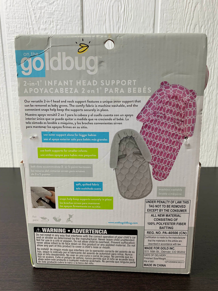 Goldbug Adjustable Car Seat Head Support