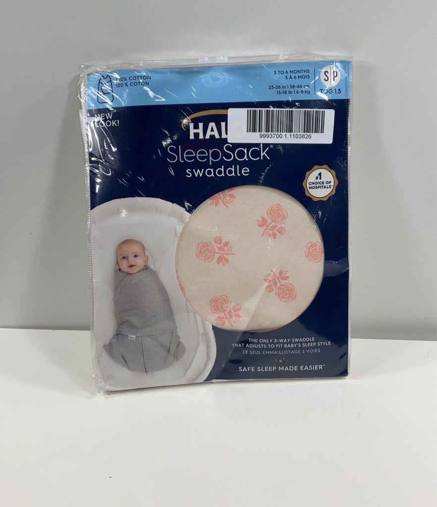 Halo SleepSack Swaddle, Small(36 Months), Pink Roses