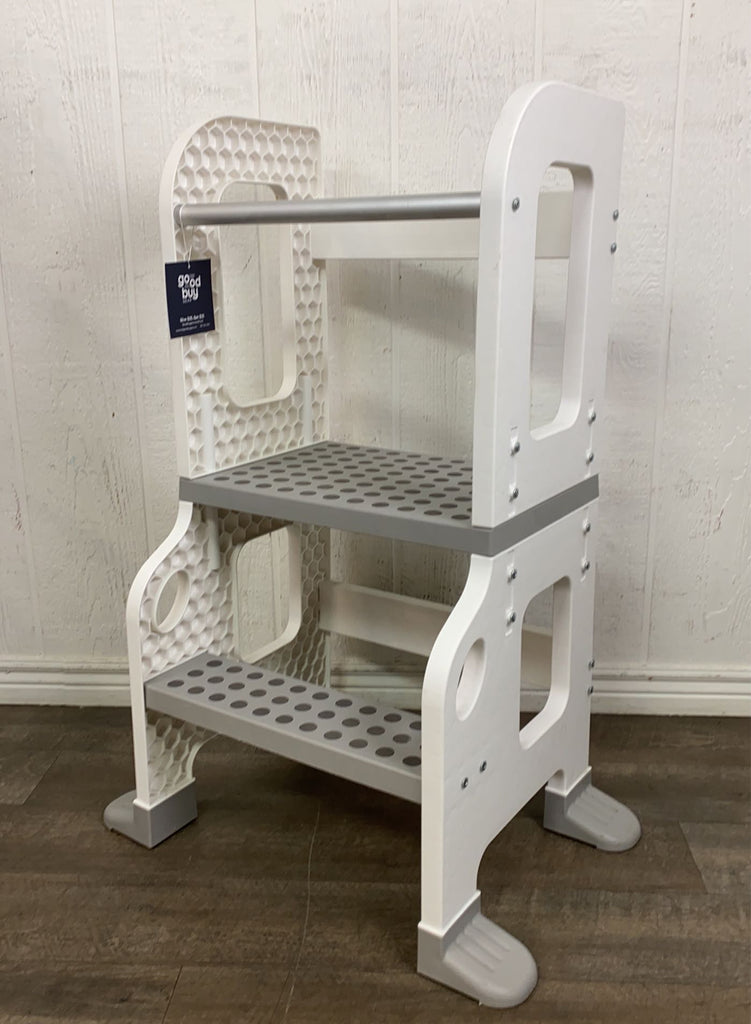 Core Pacific Kitchen Buddy 2-in-1 Stool for Ages 1-3 Safe Up to 100 lb