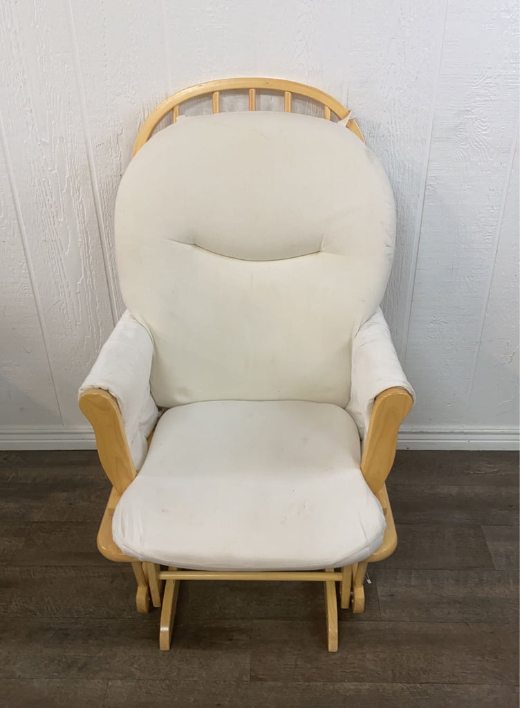 Shermag Glider And Ottoman