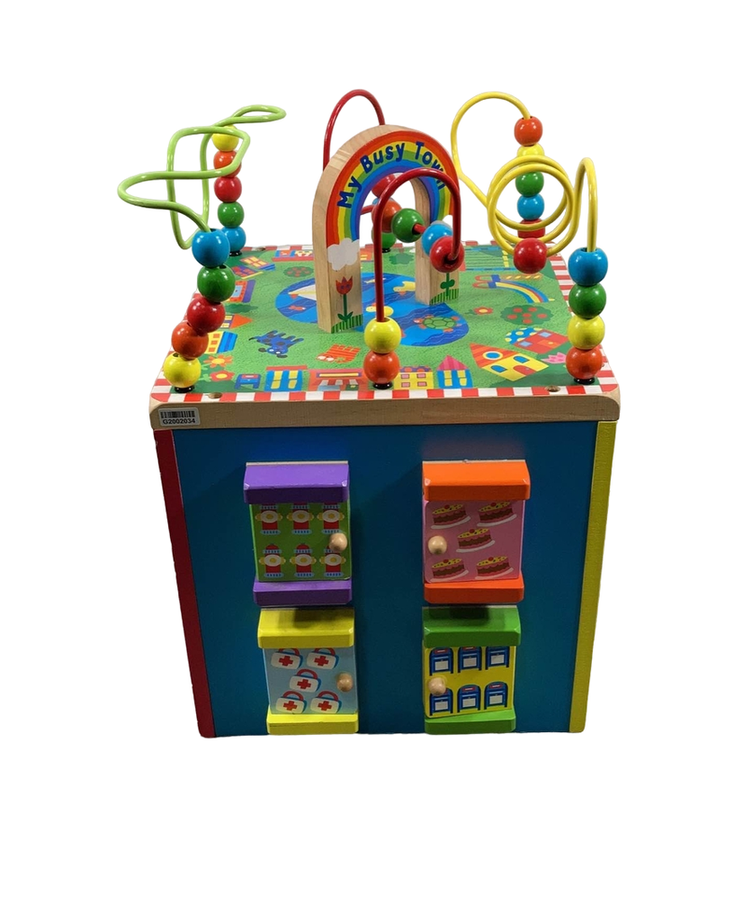 ALEX Toys Discover My Busy Town Wooden Activity Cube