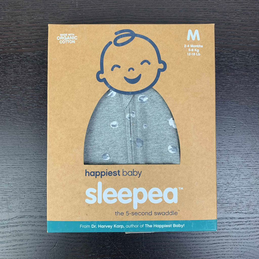 Happiest Baby Sleepea Swaddle, Medium, Gray Galaxy