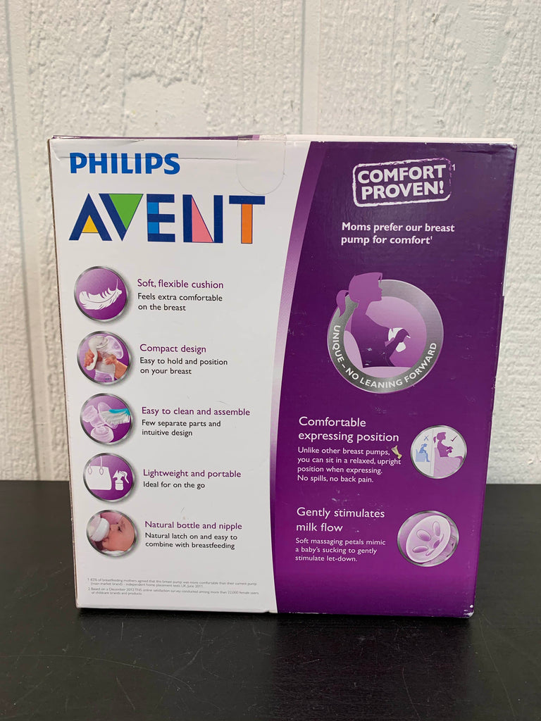 philips avent manual comfort breast pump